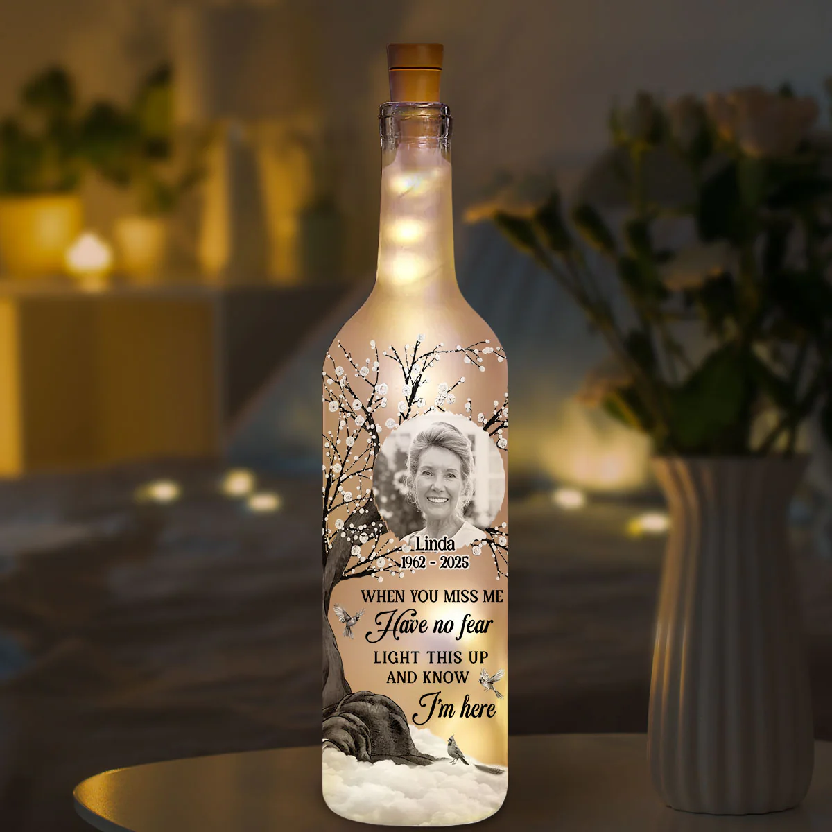 Have No Fear - Personalized Custom Bottle Lamp - Image 5