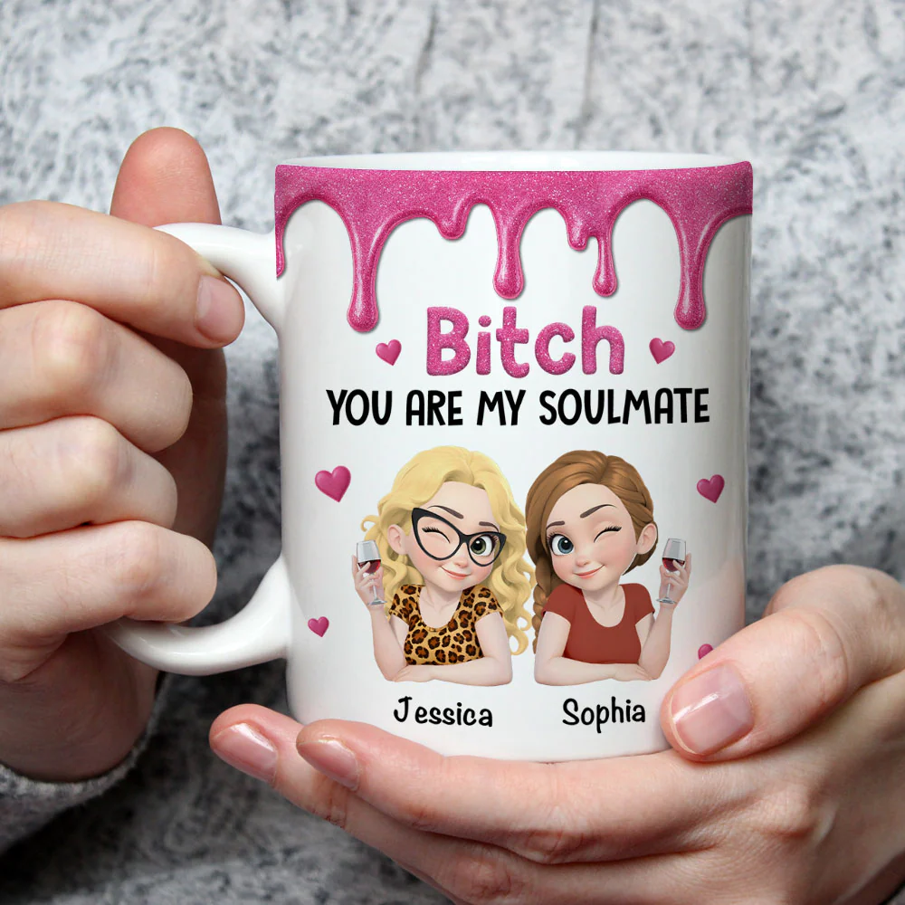 You Are My Soulmate - Personalized Custom Coffee Mug - Image 2