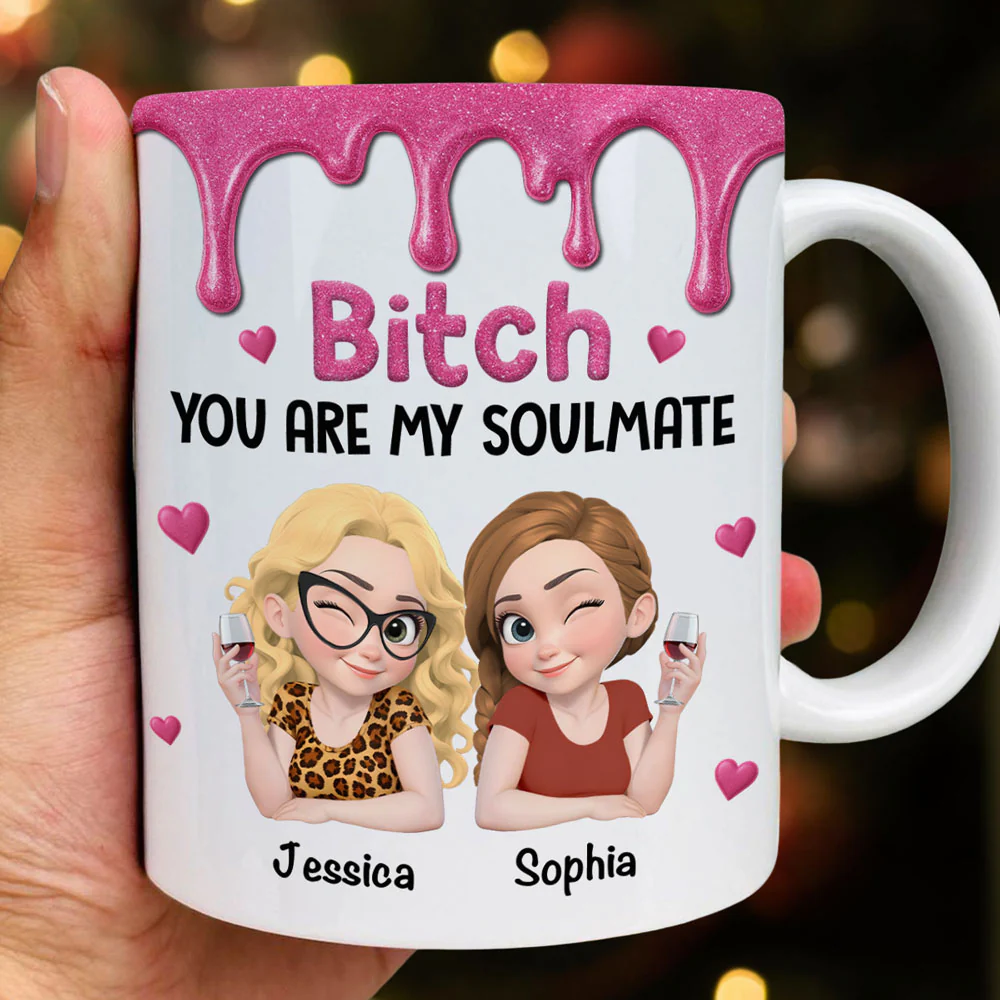 You Are My Soulmate - Personalized Custom Coffee Mug - Image 4