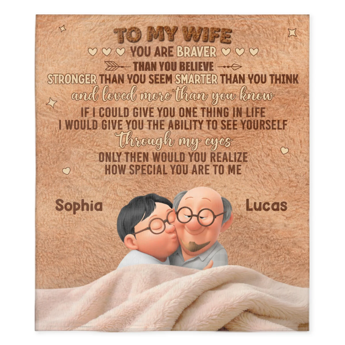 You Are My Sunshine - Personalized Custom Fleece Blanket - Image 6