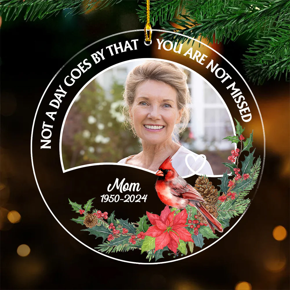 You Are Not Missed - Personalized Custom Acrylic Ornament - Image 3