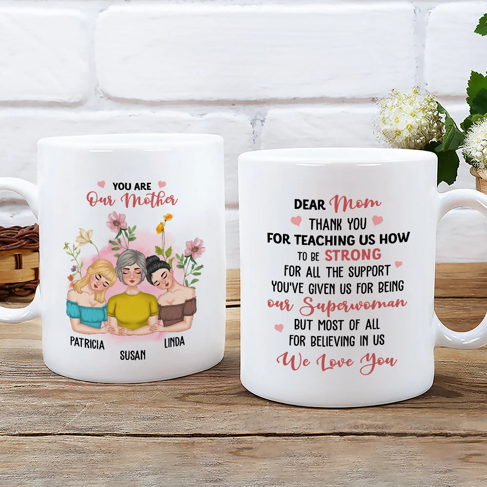 You Are Our Mom - Personalized Custom Coffee Mug - Image 4