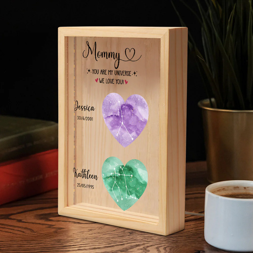 You Are Our Universe - Personalized Custom Frame Light Box - Image 2