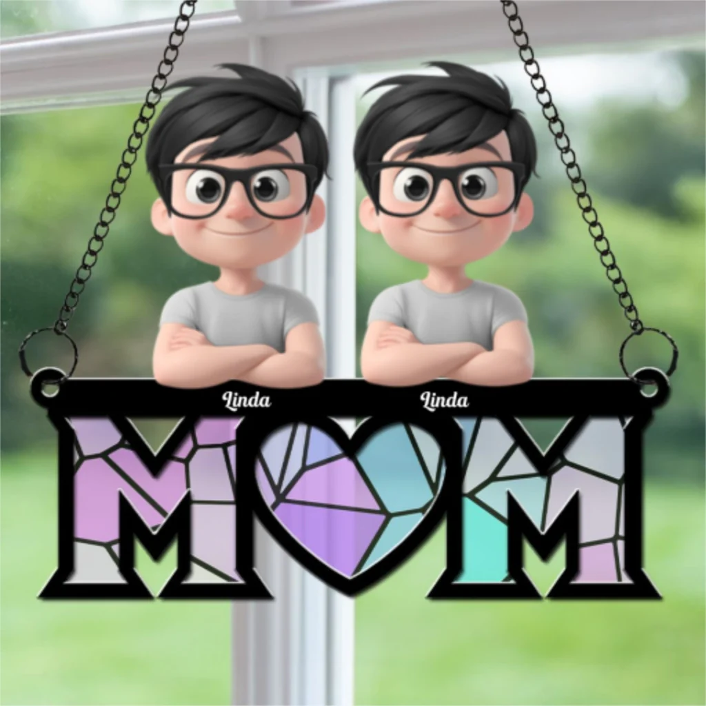 You Are Our World - Personalized Custom Suncatcher - Image 6