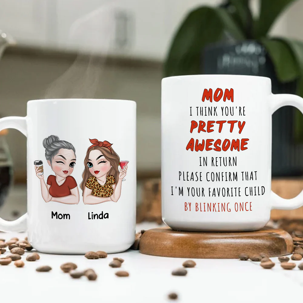 You Are Pretty Awesome - Personalized Custom Coffee Mug - Image 5
