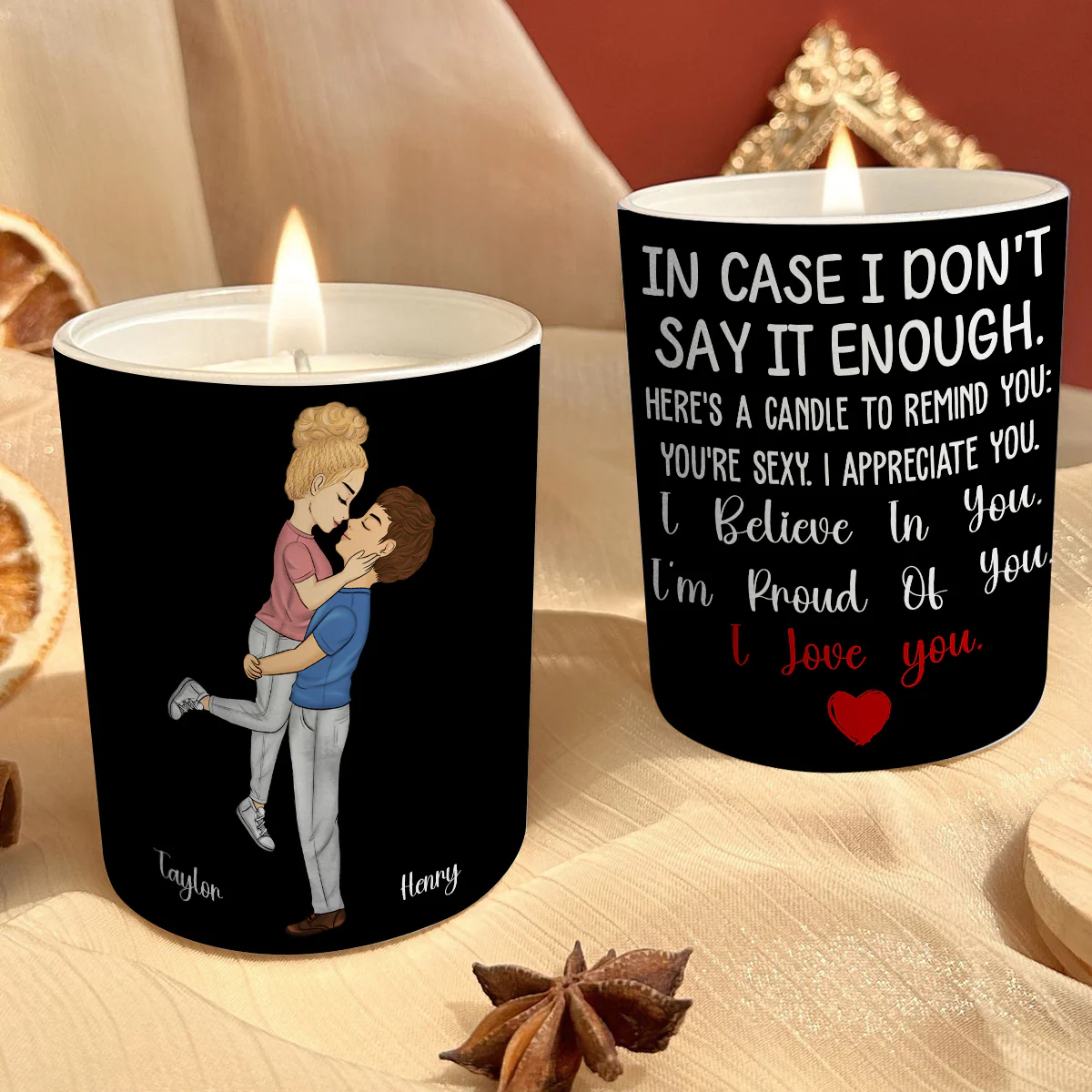 You Are Sexy, I Appreciate You - Personalized Custom Candle - Image 4