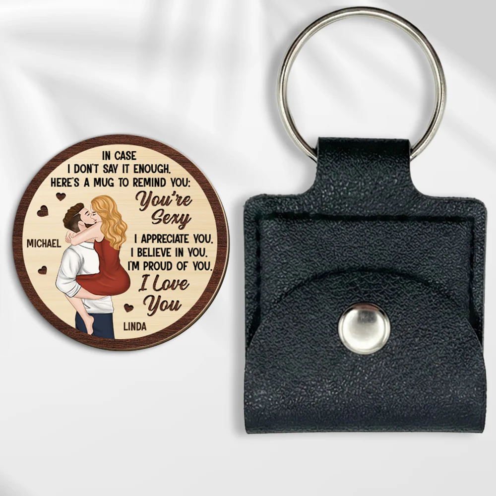 You Are Sexy I Appreciate You - Personalized Custom Wooden Pocket Hug - Image 5