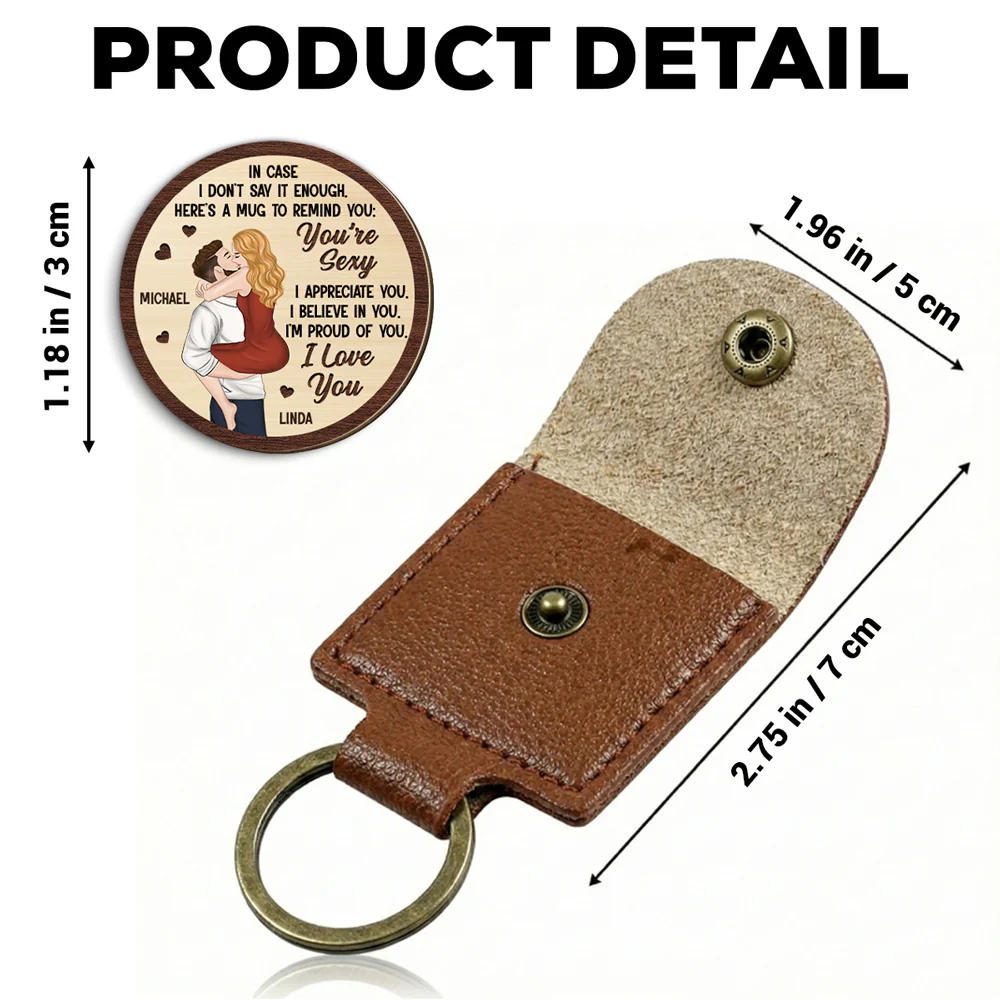 You Are Sexy I Appreciate You - Personalized Custom Wooden Pocket Hug - Image 6