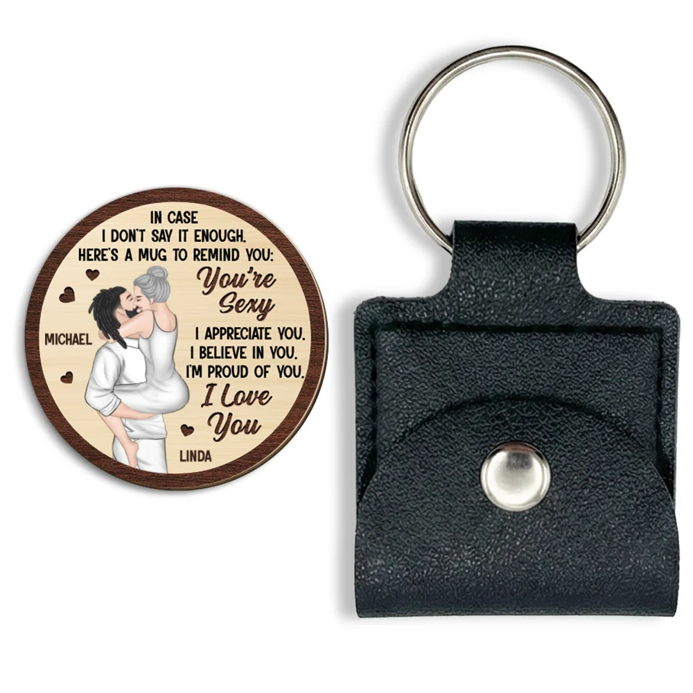 You Are Sexy I Appreciate You - Personalized Custom Wooden Pocket Hug - Image 8