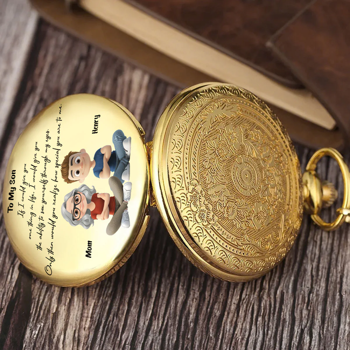 You Are Special - Personalized Custom Print Pocket Watch - Image 2