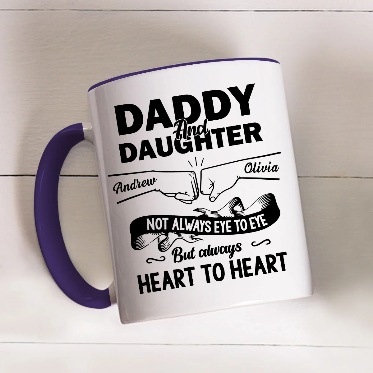 You Are The Best - Personalized Custom Accent Mug - Image 4