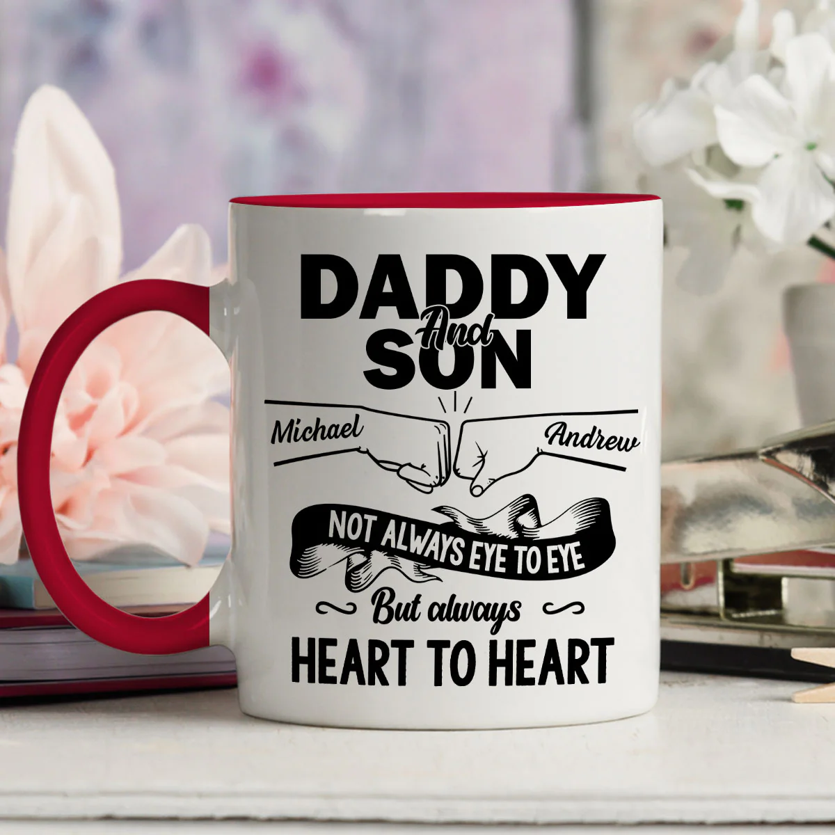 You Are The Best - Personalized Custom Accent Mug - Image 5