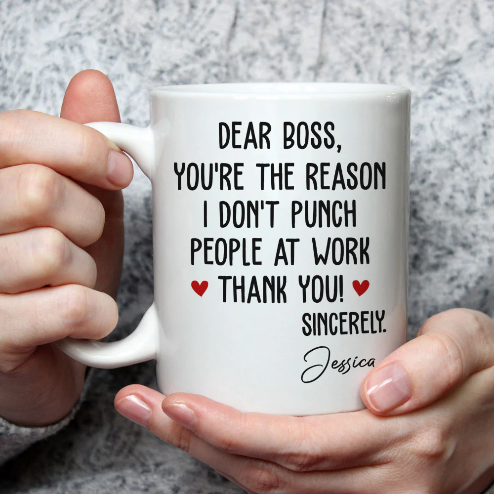 You Are The Reason - Personalized Custom Coffee Mug - Image 2