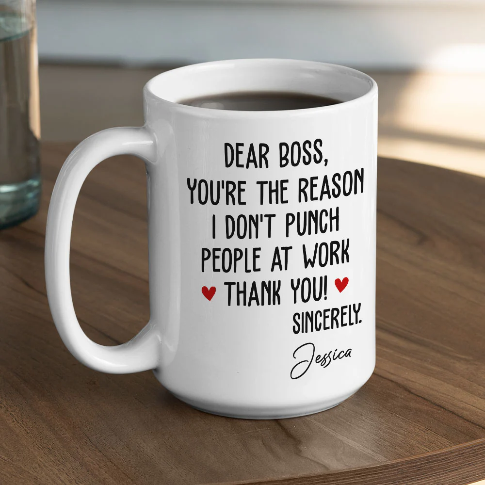 You Are The Reason - Personalized Custom Coffee Mug - Image 4