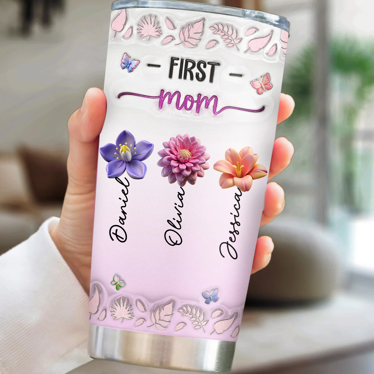 You Are The World To Me - Personalized Custom 3D Inflated Effect Tumbler - Image 2