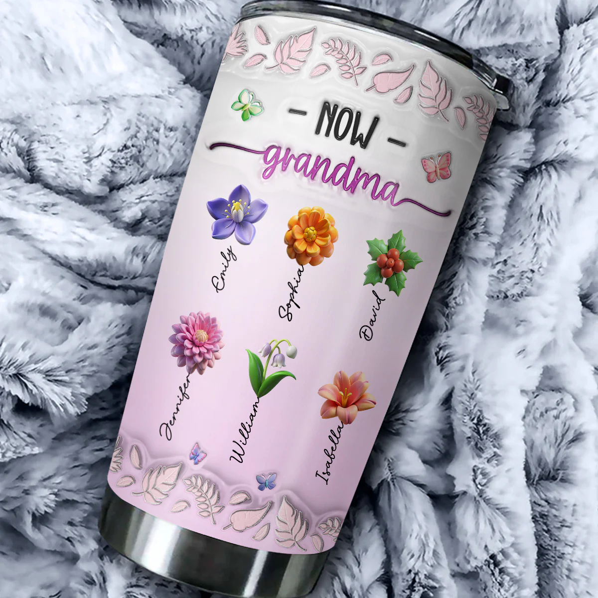 You Are The World To Me - Personalized Custom 3D Inflated Effect Tumbler - Image 3