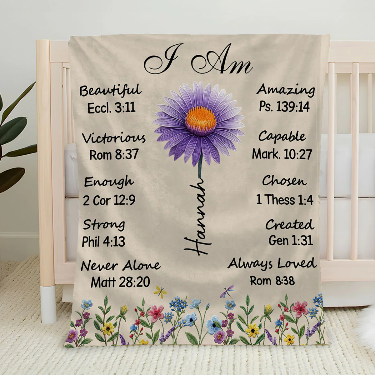 You Are Victorious Bible - Personalized Custom Fleece Blanket - Image 4