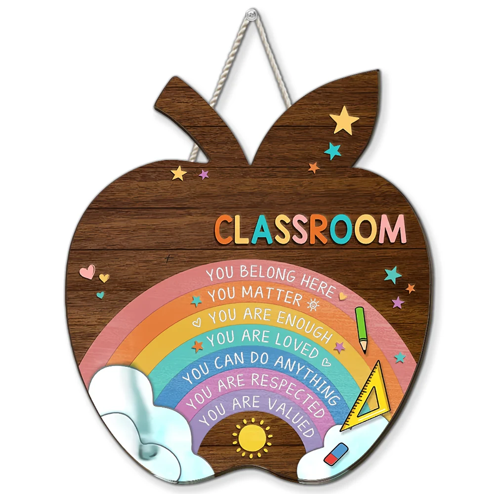 You Belong Here  - Personalized Custom Wood Sign - Image 6