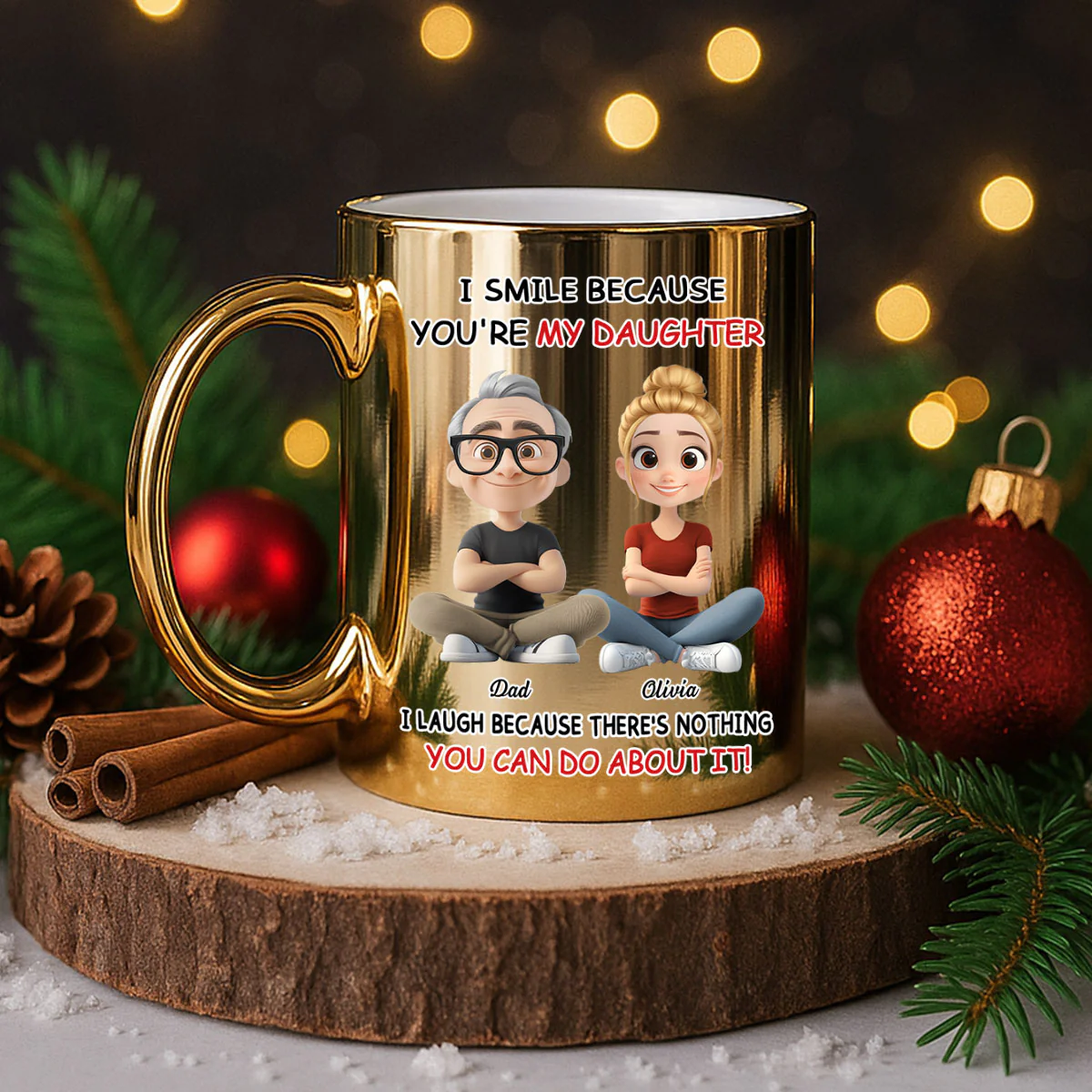 You Can Do About  It - Personalized Custom Metallic Mug