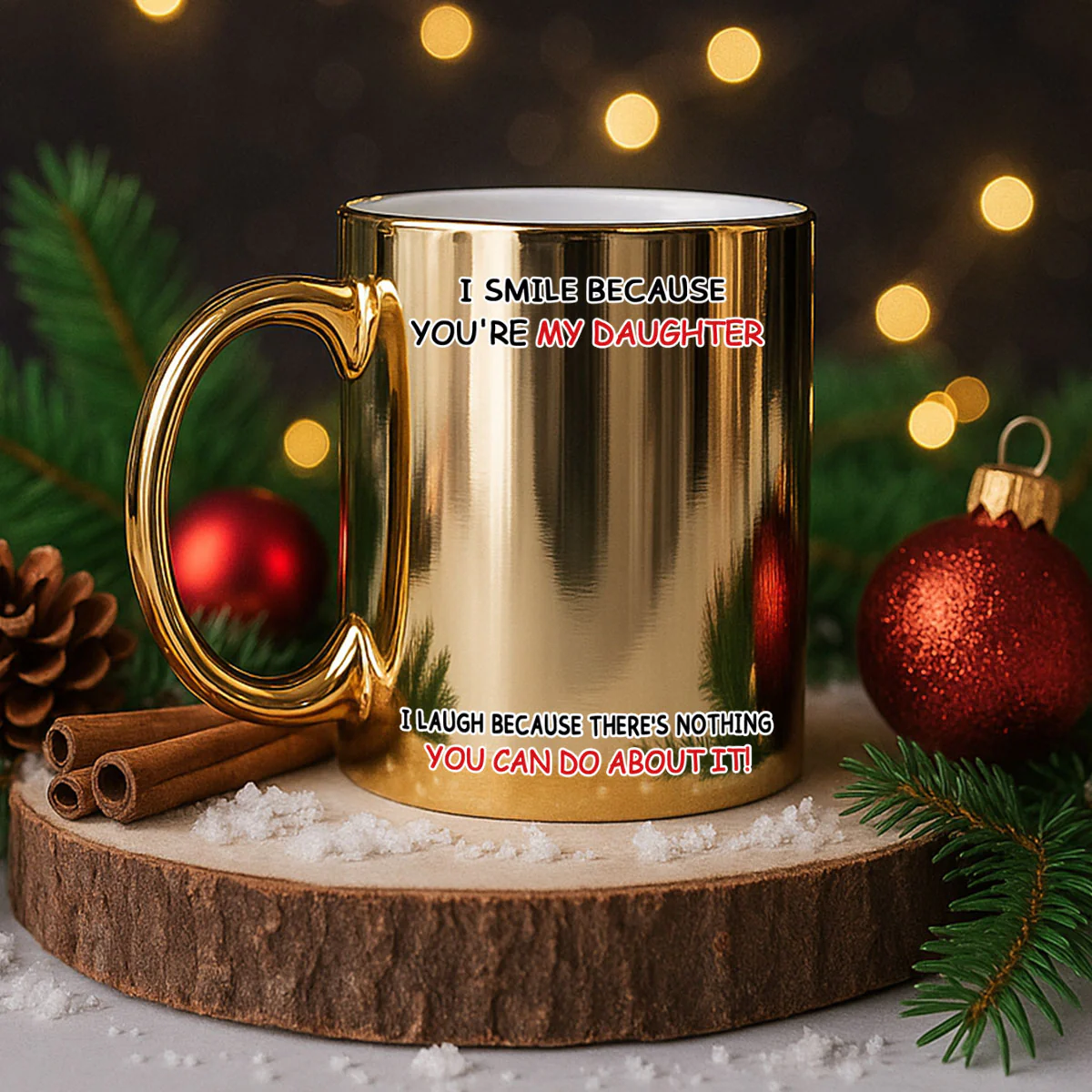 You Can Do About  It - Personalized Custom Metallic Mug - Image 2