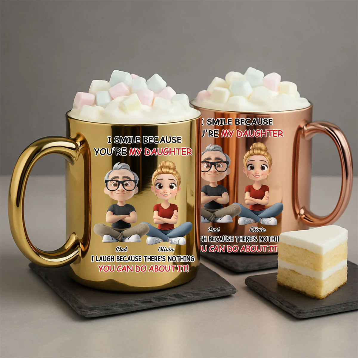 You Can Do About  It - Personalized Custom Metallic Mug - Image 5