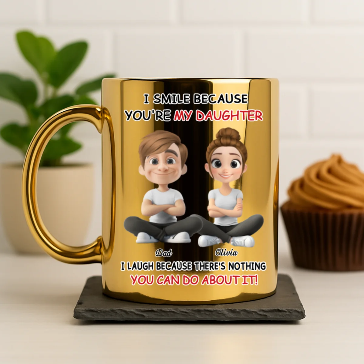 You Can Do About  It - Personalized Custom Metallic Mug - Image 7
