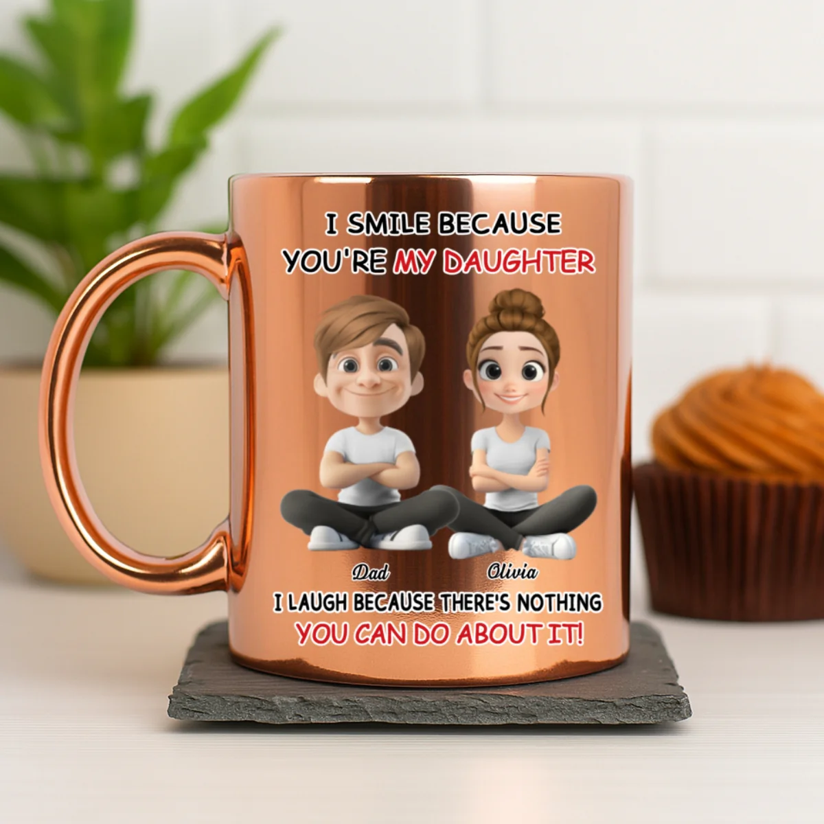 You Can Do About  It - Personalized Custom Metallic Mug - Image 8