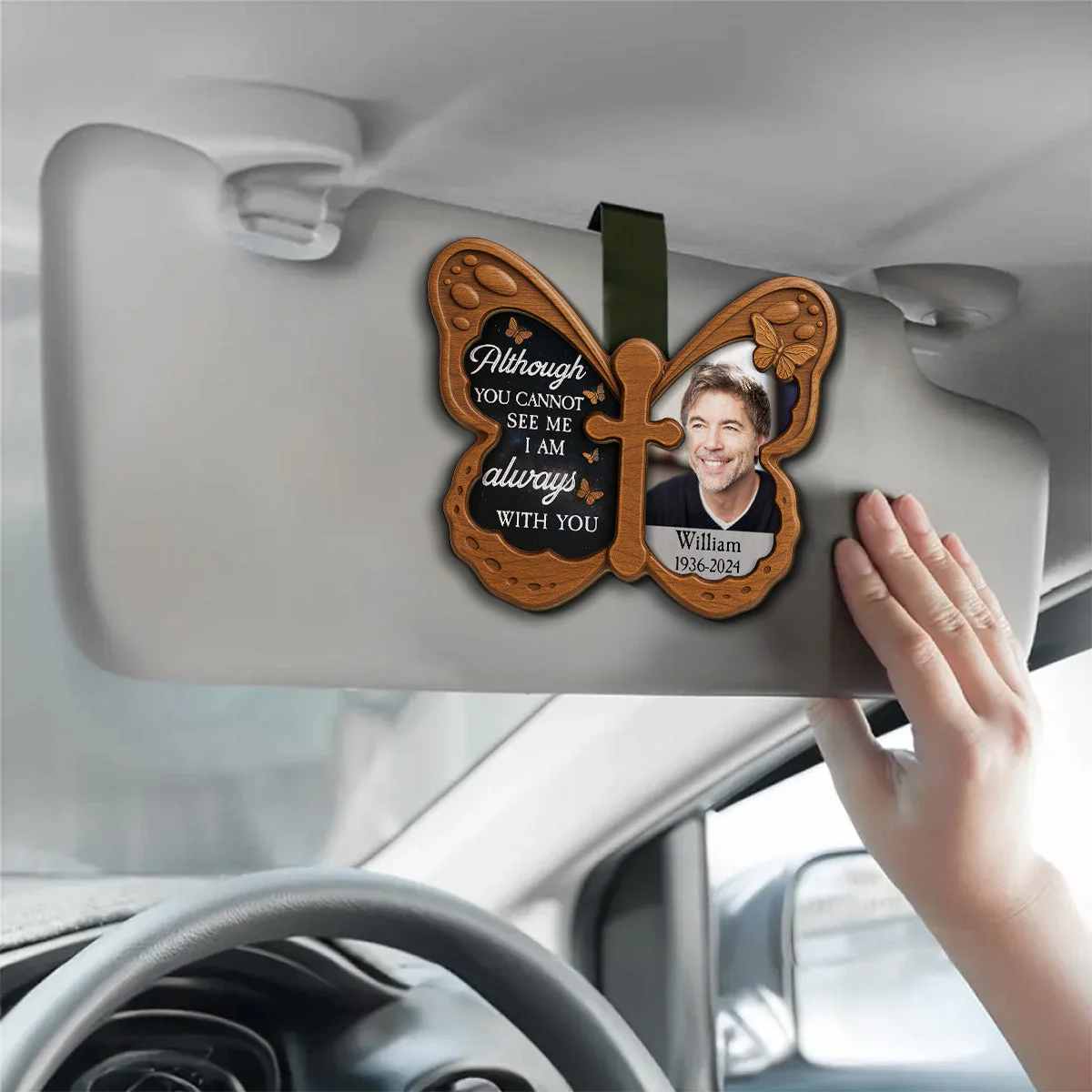 You Cannot See Me - Personalized Custom Car Visor Clip - Image 3