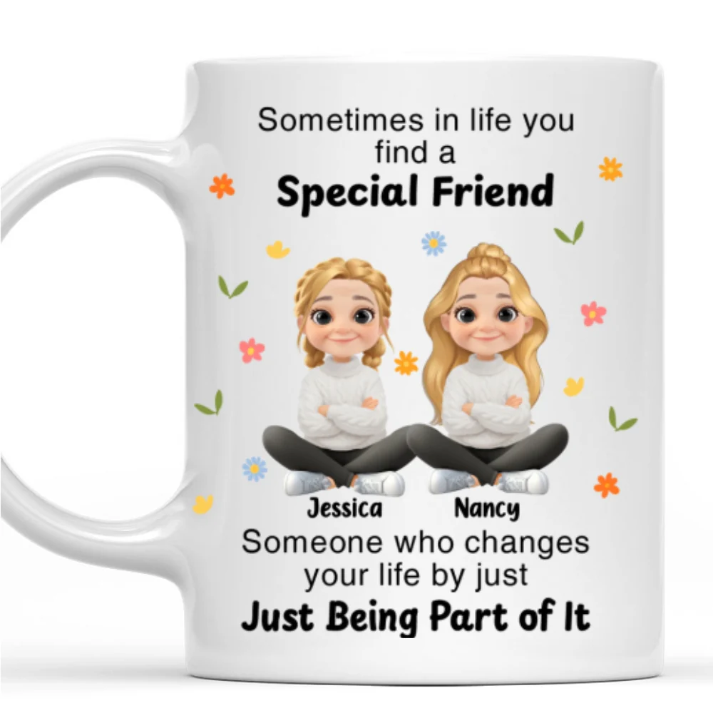You Change My Life - Personalized Custom Coffee Mug - Image 8