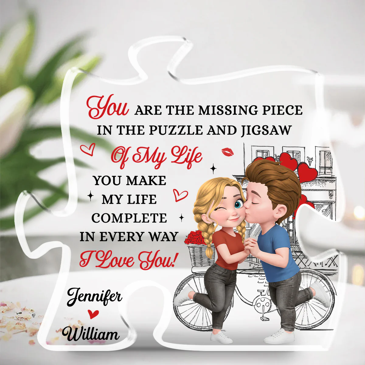 You Complete Every Part Of Me - Personalized Custom Acrylic Plaque