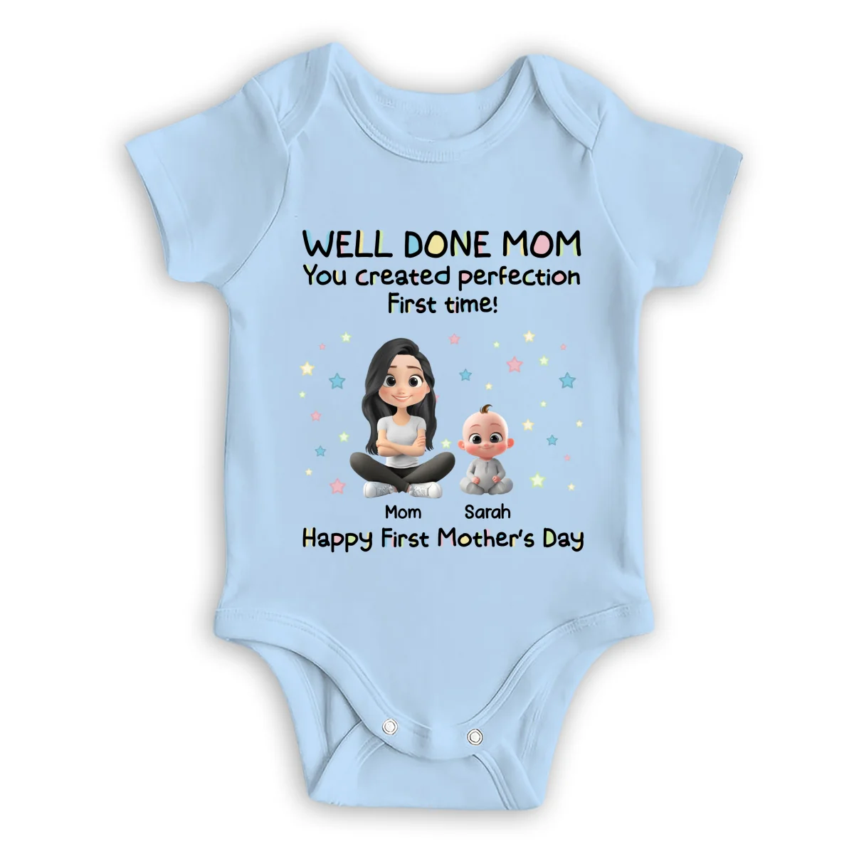 You Created Perfection - Personalized Custom Baby Onesie - Image 8