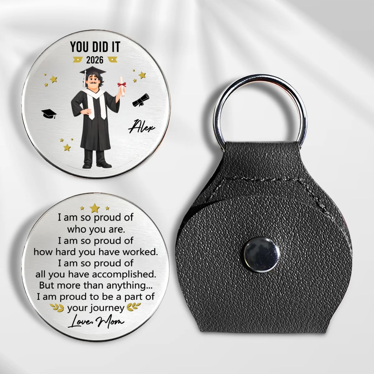 You Did It - Personalized Custom Pocket Hug - Image 8