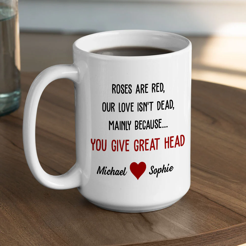 You Give Great Head - Personalized Custom Mug - Image 5