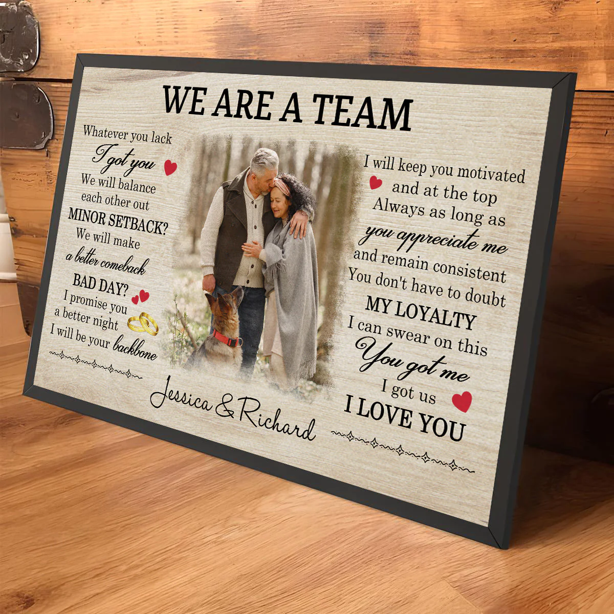 You Got Me I Got Us - Personalized Custom Poster - Image 3