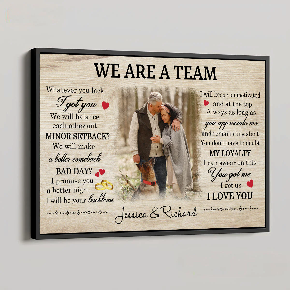 You Got Me I Got Us - Personalized Custom Poster - Image 4
