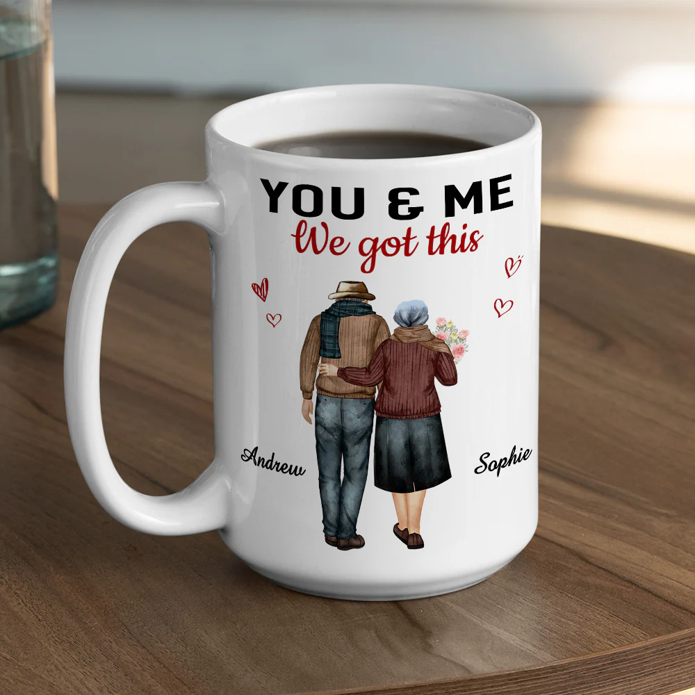You Got Me - Personalized Custom Coffee Mug - Image 4