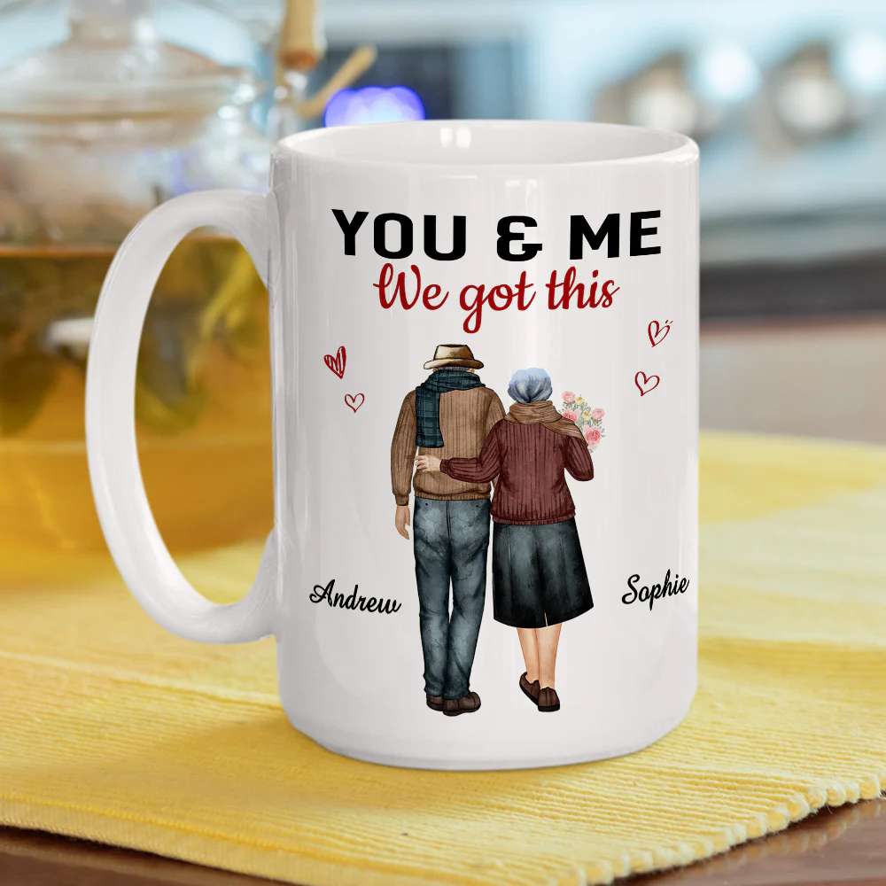 You Got Me - Personalized Custom Coffee Mug - Image 5