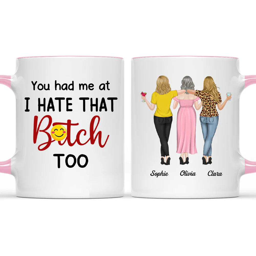 You Had Me At - Personalized Custom Accent Mug