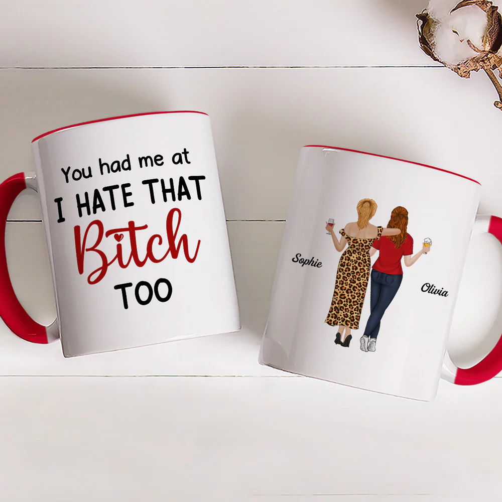 You Had Me At - Personalized Custom Accent Mug - Image 4