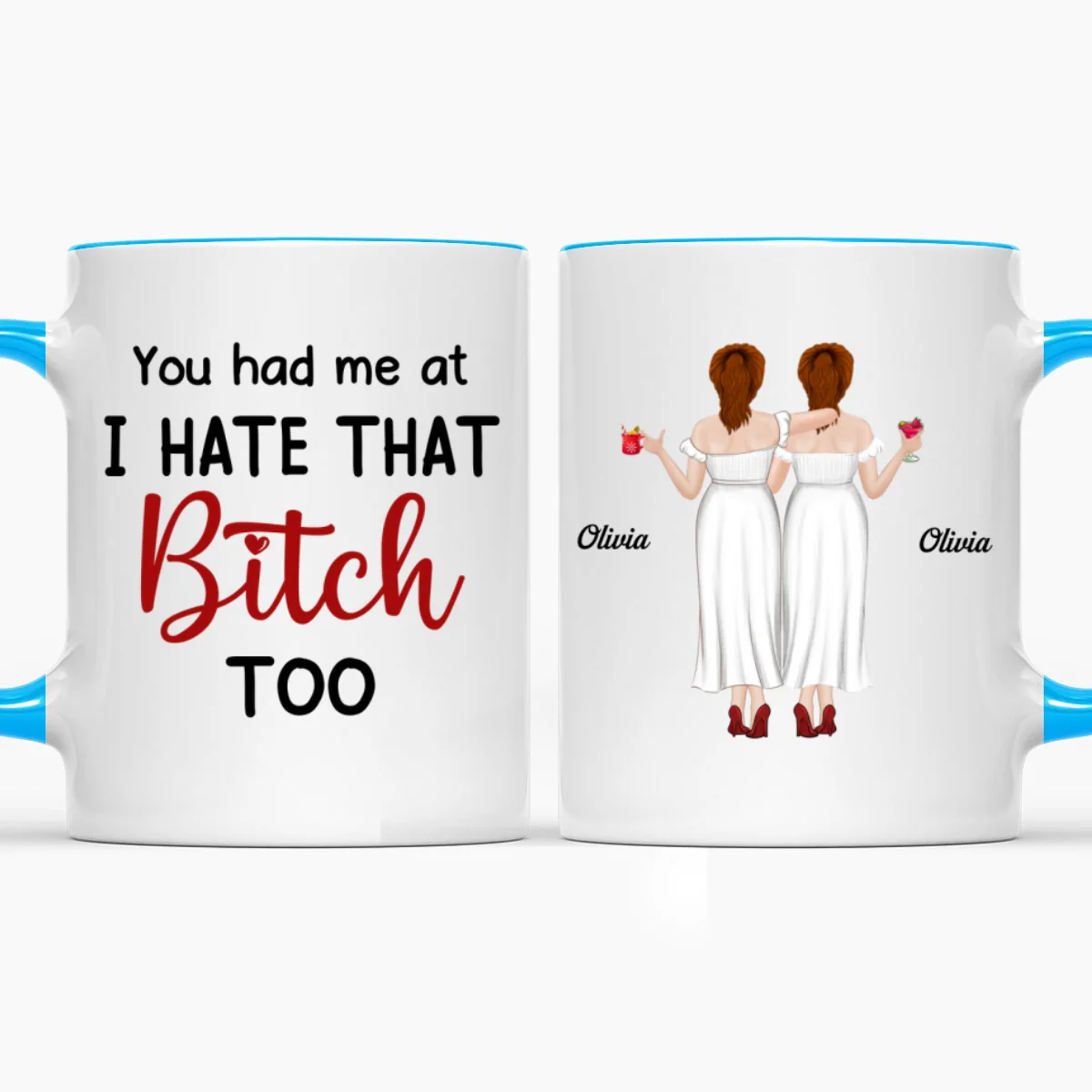 You Had Me At - Personalized Custom Accent Mug - Image 7