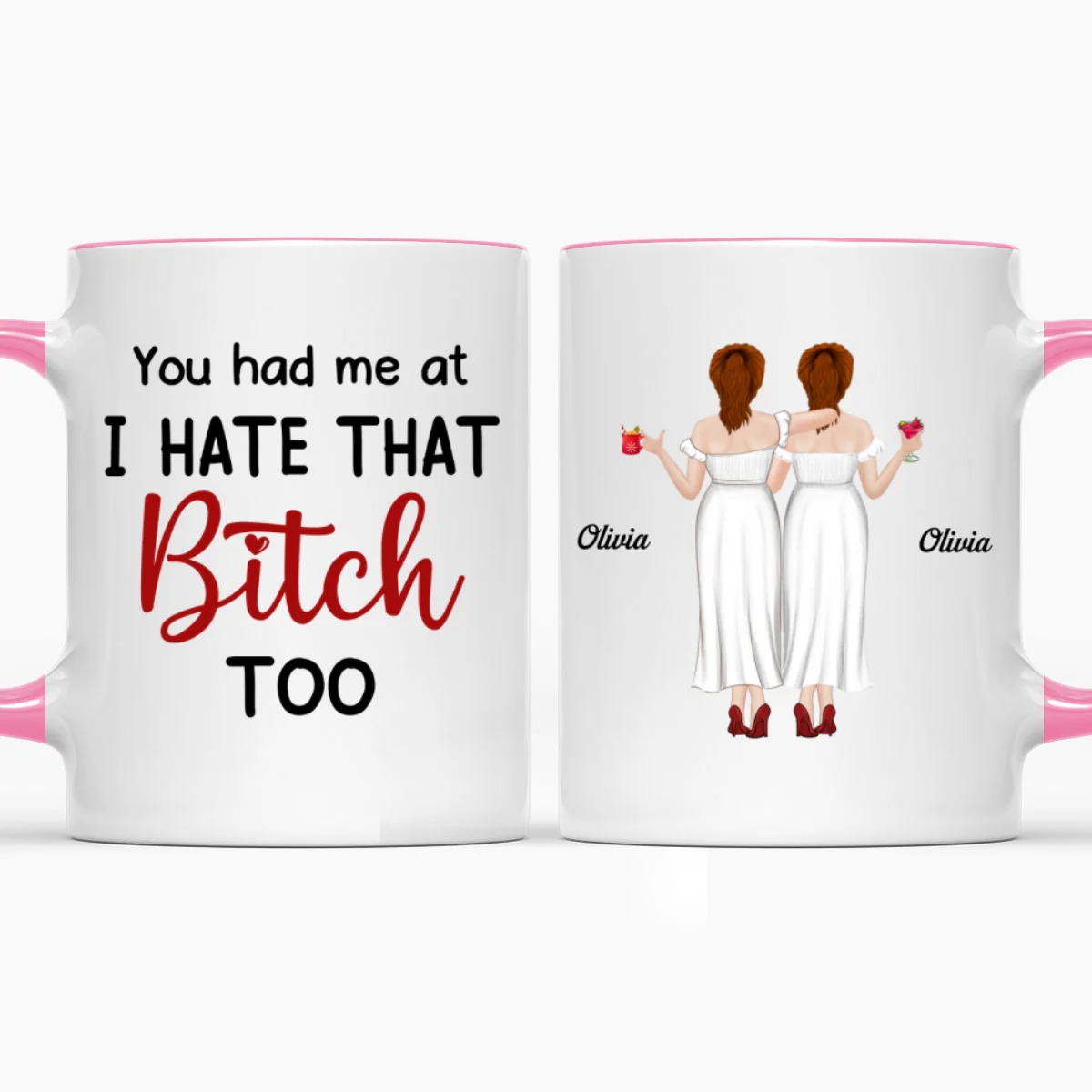 You Had Me At - Personalized Custom Accent Mug - Image 8