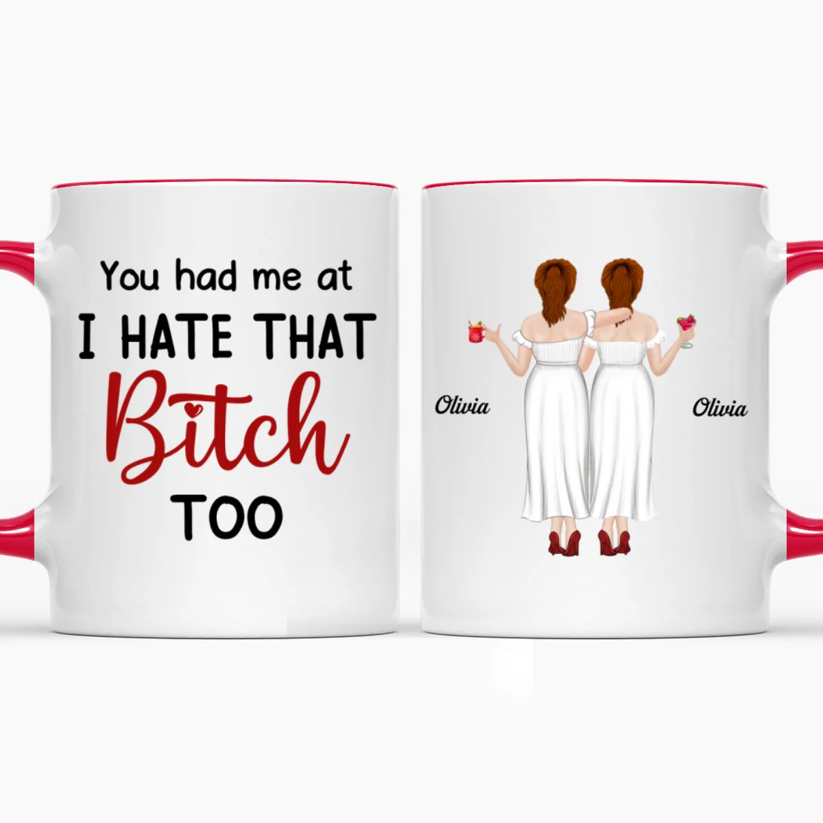 You Had Me At - Personalized Custom Accent Mug - Image 9