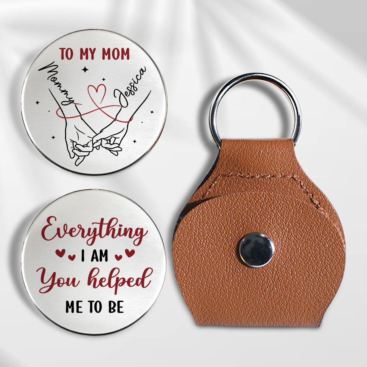 You Helped Me To Be - Personalized Custom Pocket Hug
