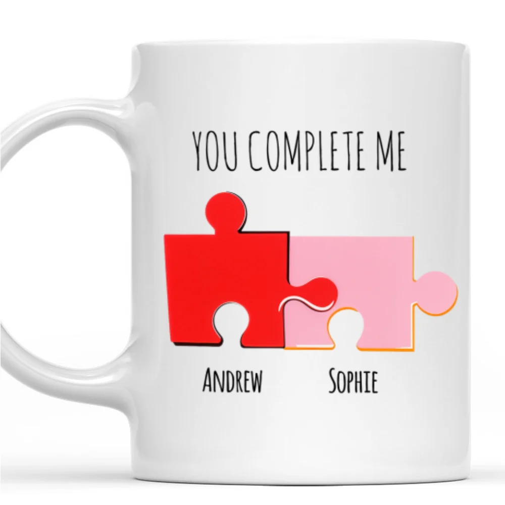 You Hold The Key To My Heart - Personalized Custom Coffee Mug - Image 7