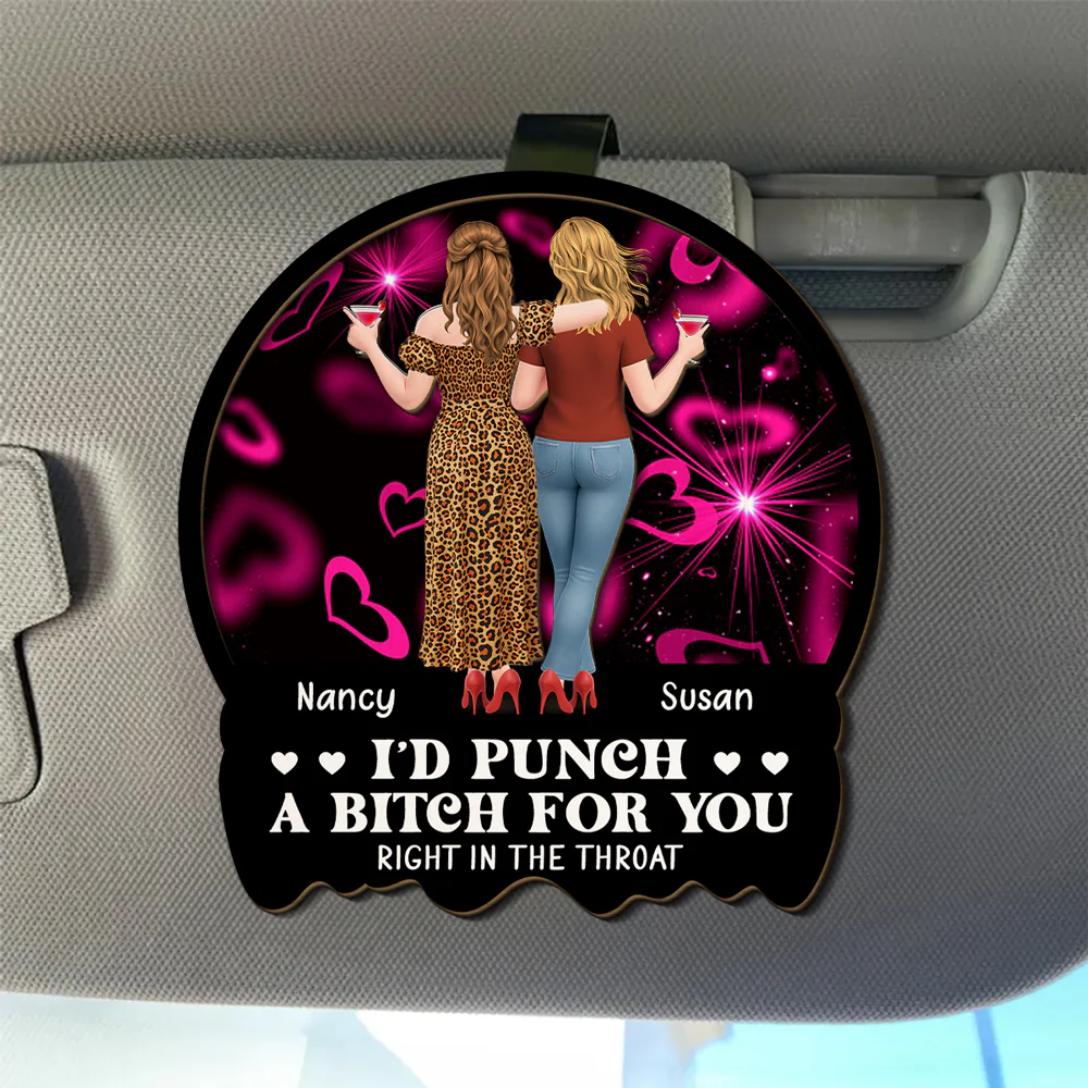 You Keep Me Sane - Personalized Custom Car Visor Clip