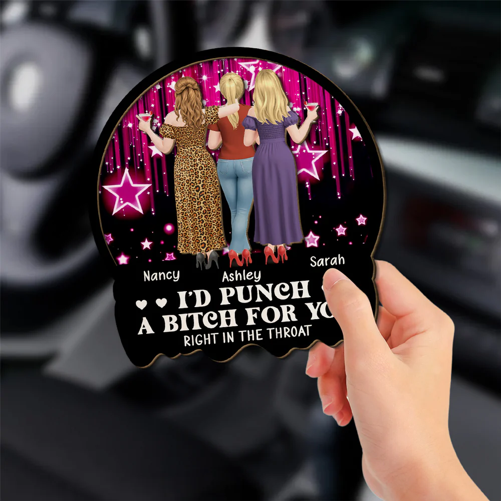 You Keep Me Sane - Personalized Custom Car Visor Clip - Image 2