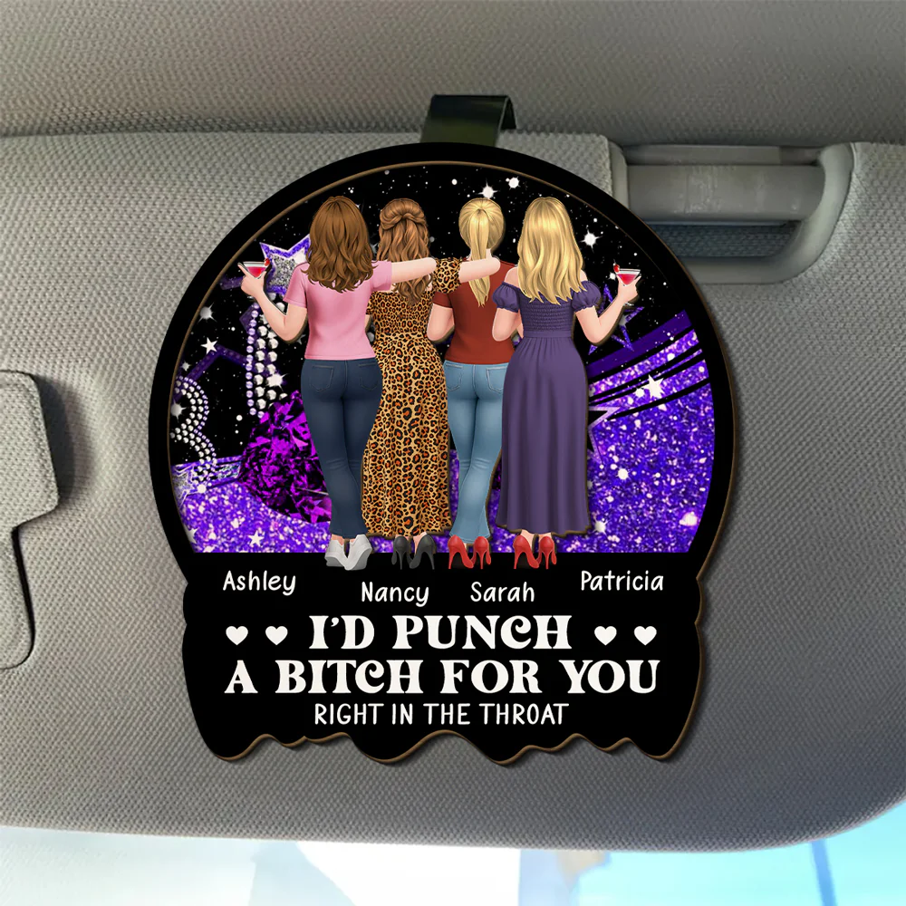 You Keep Me Sane - Personalized Custom Car Visor Clip - Image 3
