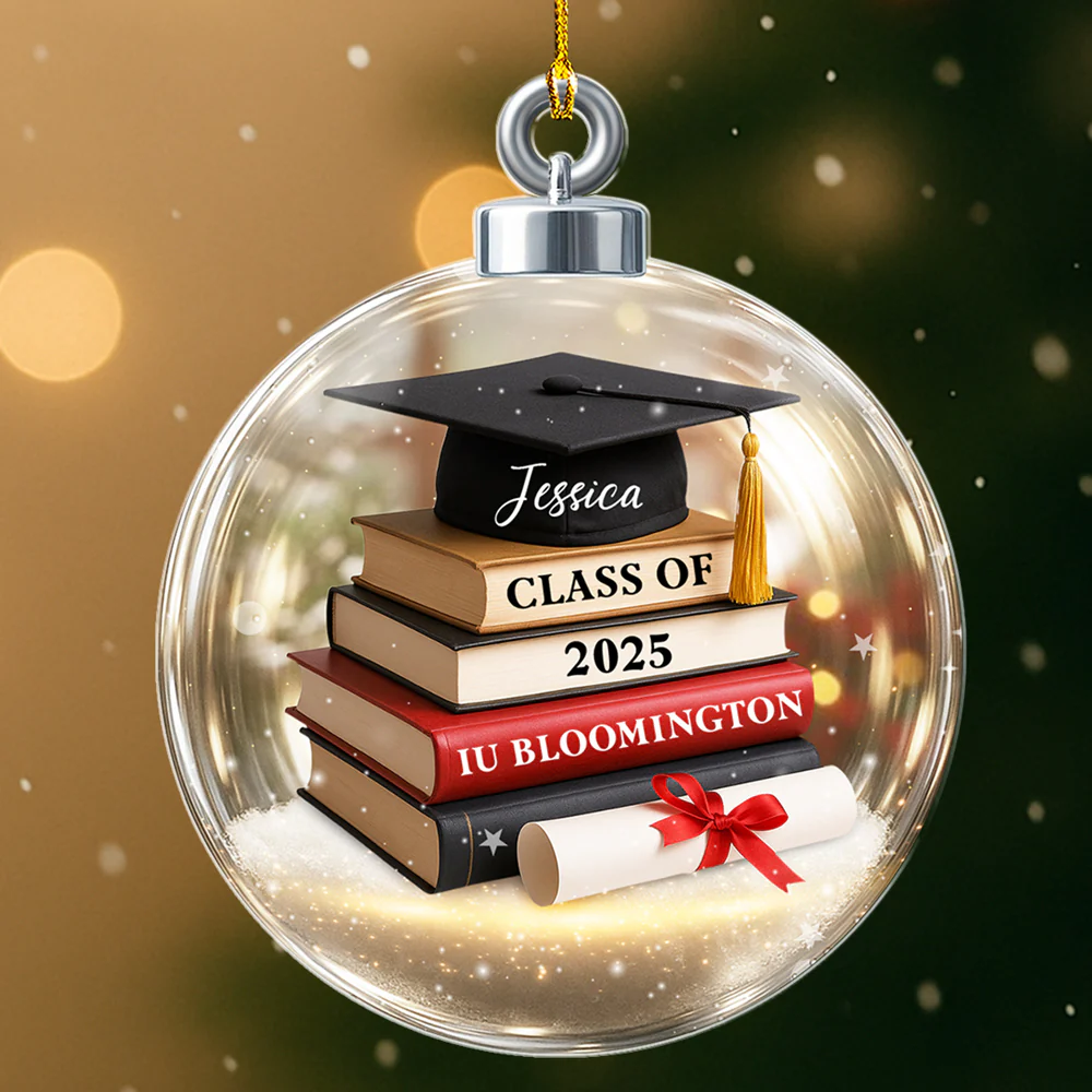 You Made It - Personalized Custom 3D Effect Acrylic Ornament - Image 2