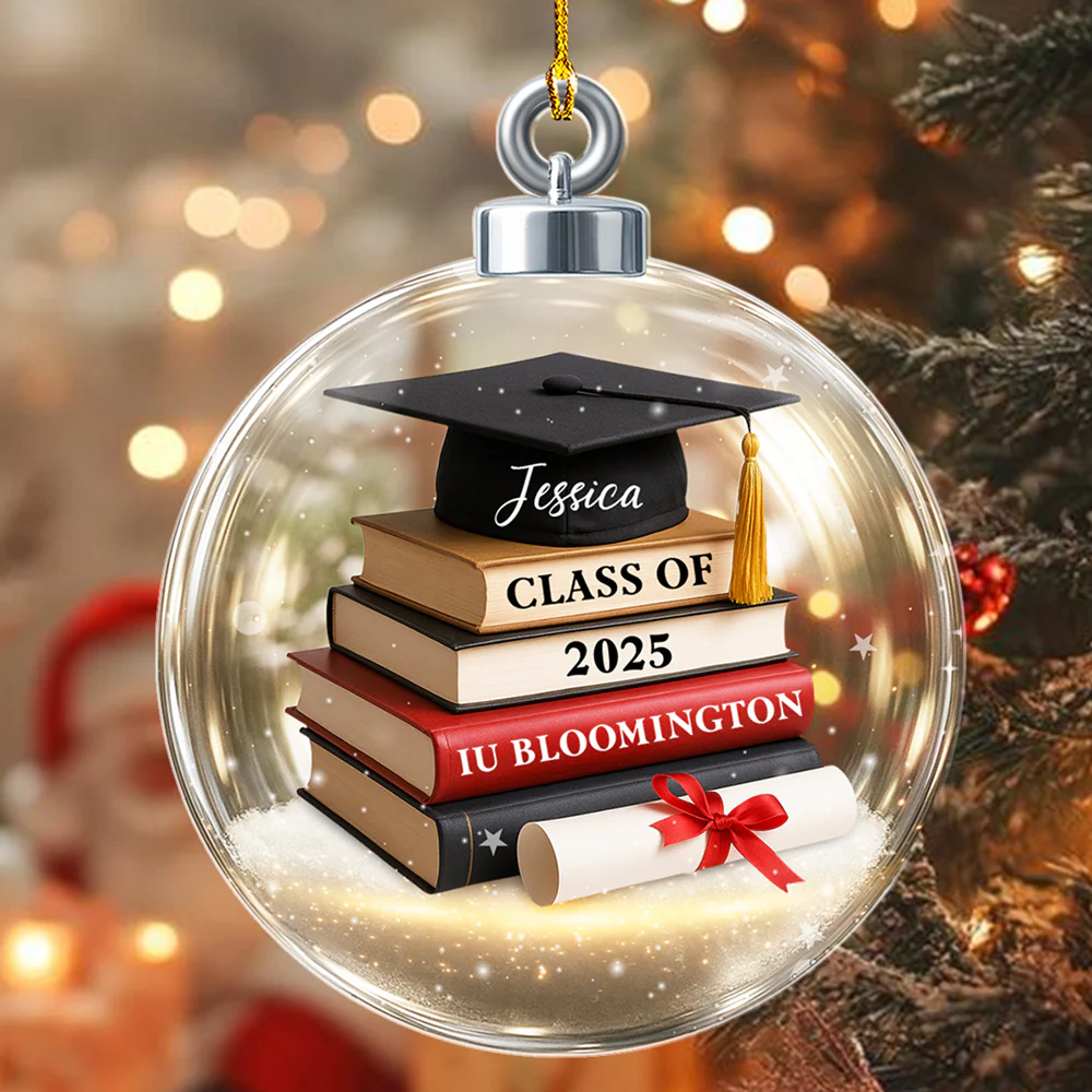 You Made It - Personalized Custom 3D Effect Acrylic Ornament - Image 3