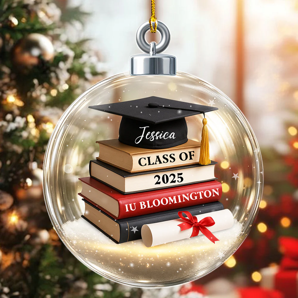 You Made It - Personalized Custom 3D Effect Acrylic Ornament - Image 4
